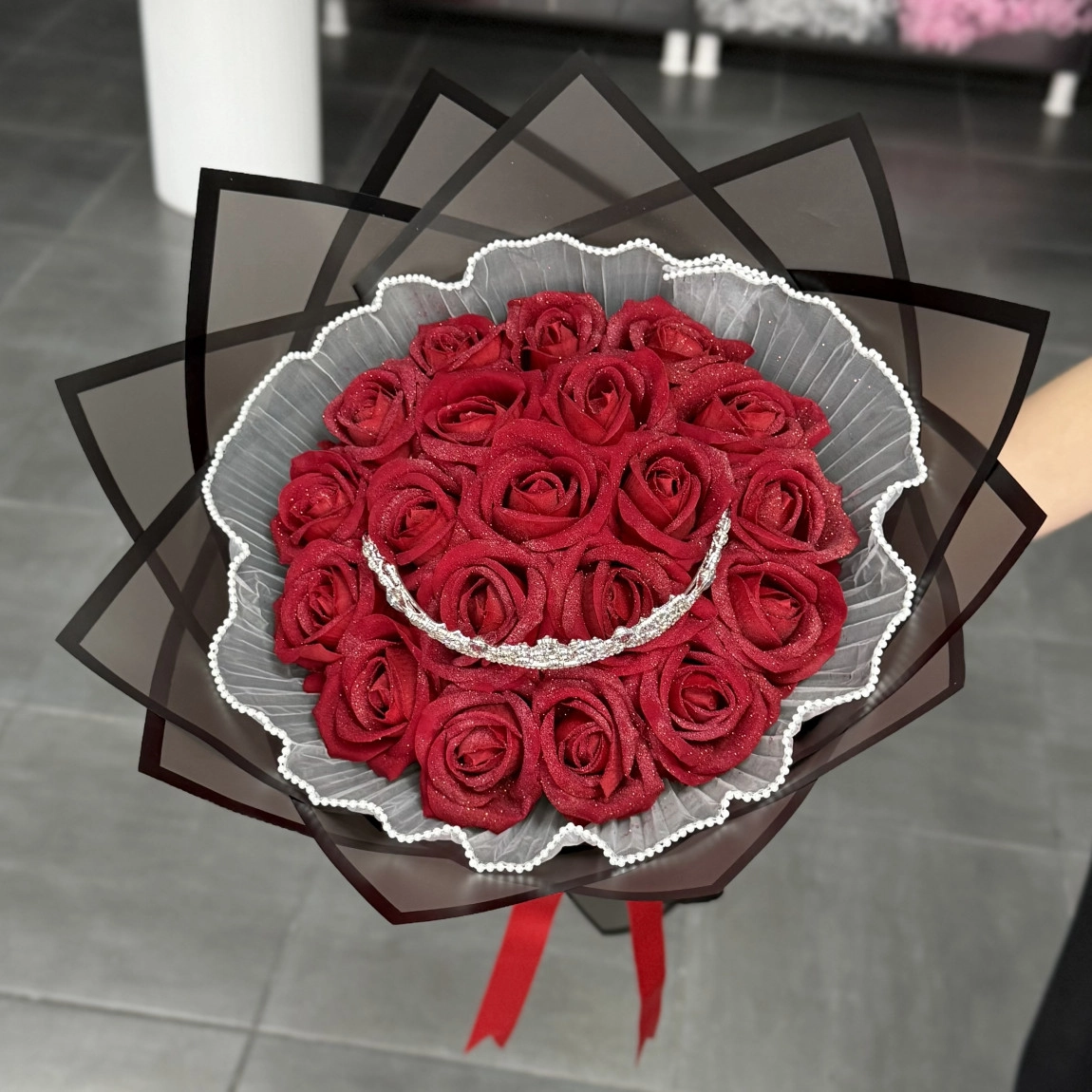 20'li Premium Buket Kırmızı