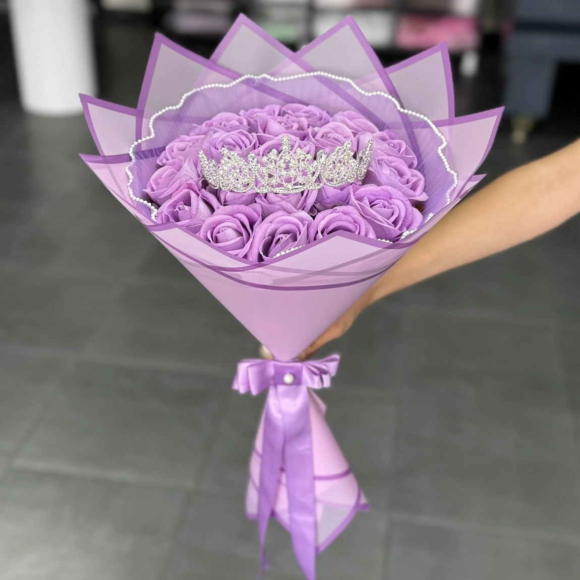 20'li Premium Buket Mor