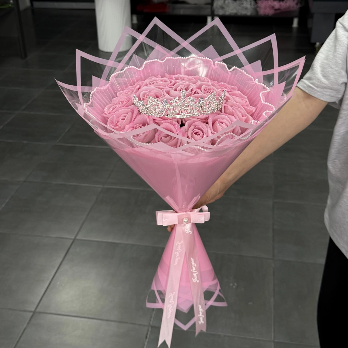 20'li Premium Buket Pembe
