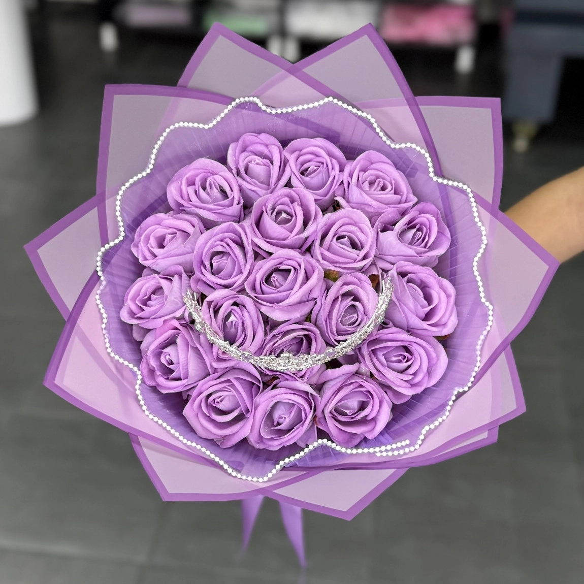 20'li Premium Buket Mor