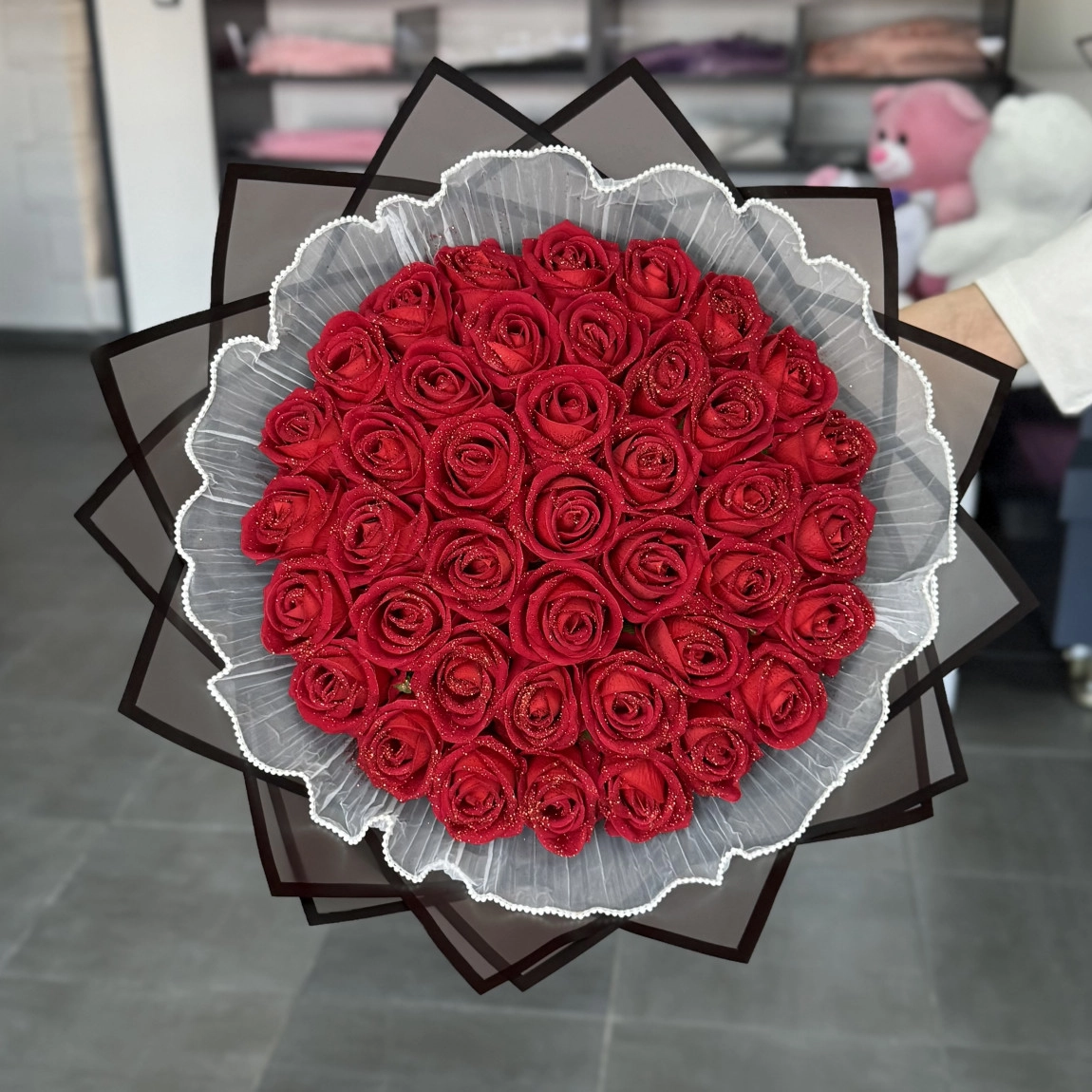 41'li Gül Buketi Kırmızı