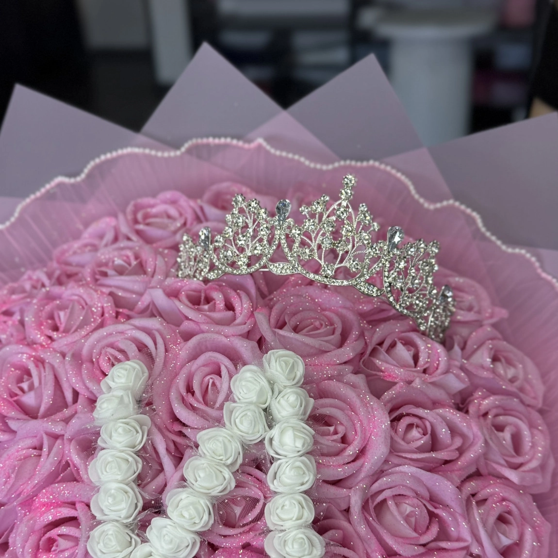 41'li Gül Buketi Pembe