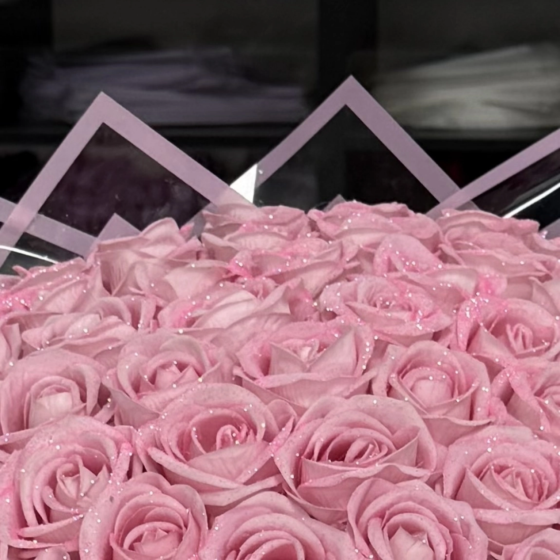 61'Li Pembe Buket (Simli)