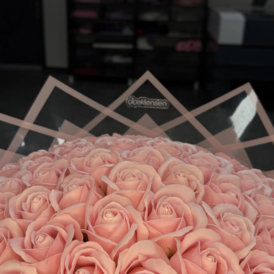 61'Li Soft Pembe Gül Buket