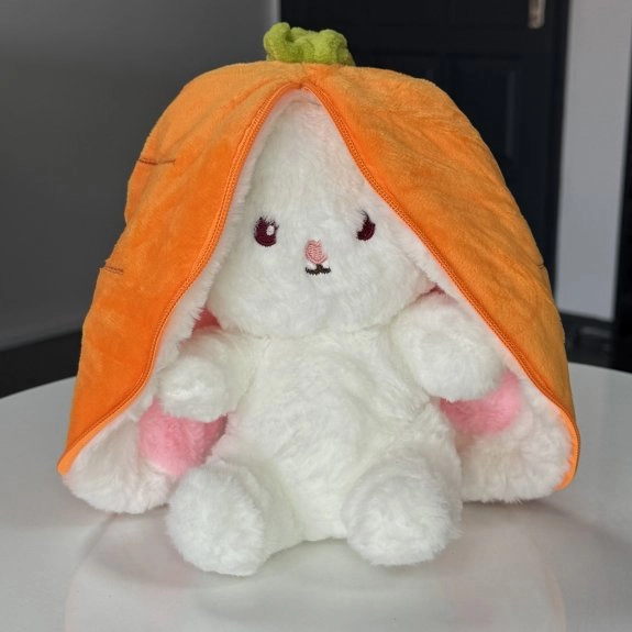 25 Cm Fermuarlı Havuç Tavşan