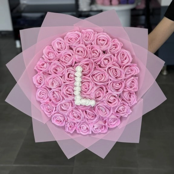 41'li Gül Buketi Pembe