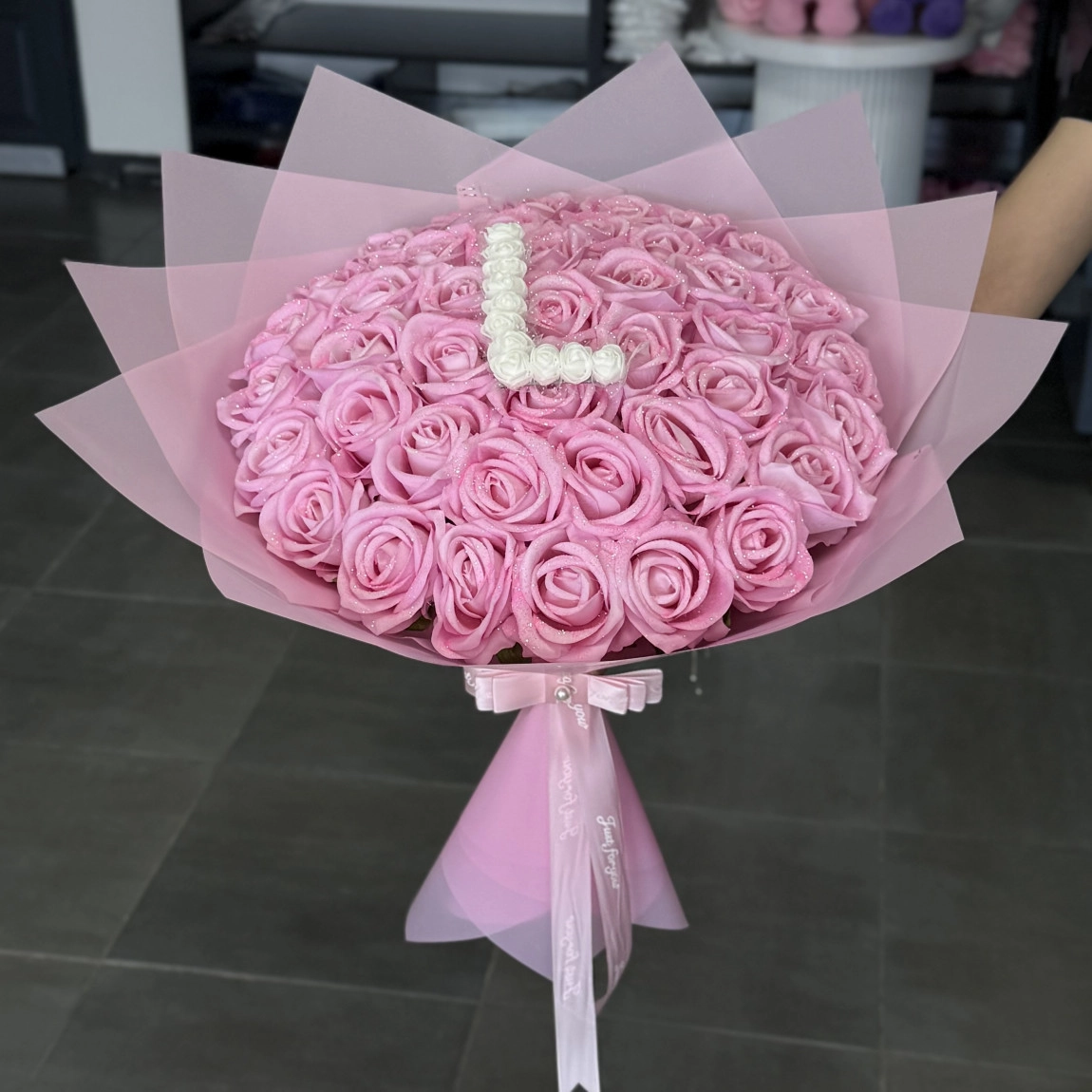 41'li Gül Buketi Pembe