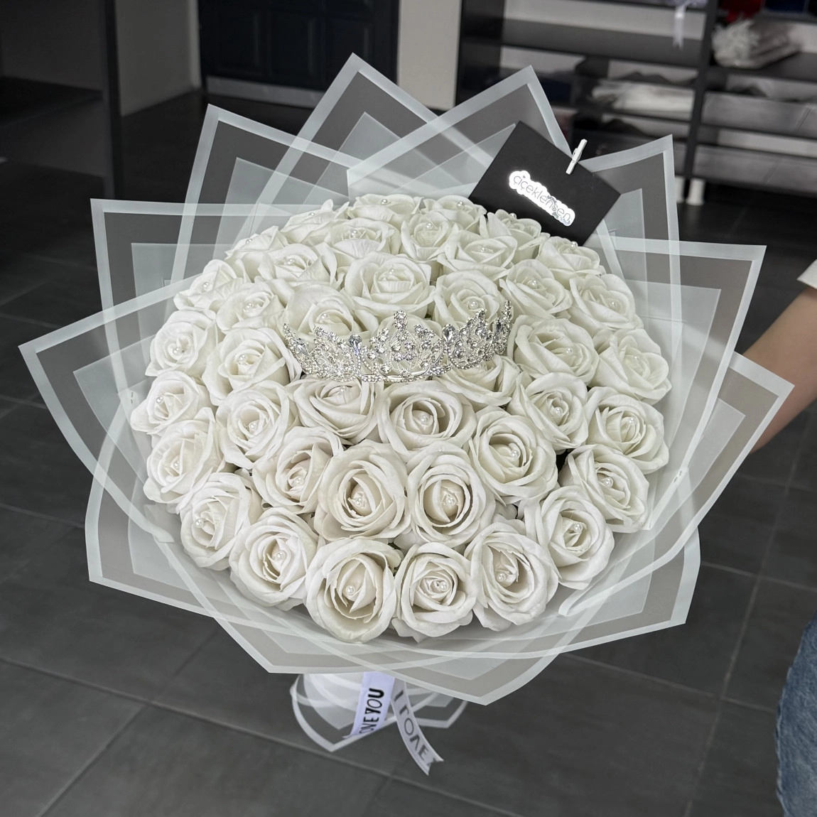 41'Li Royale Beyaz Buket