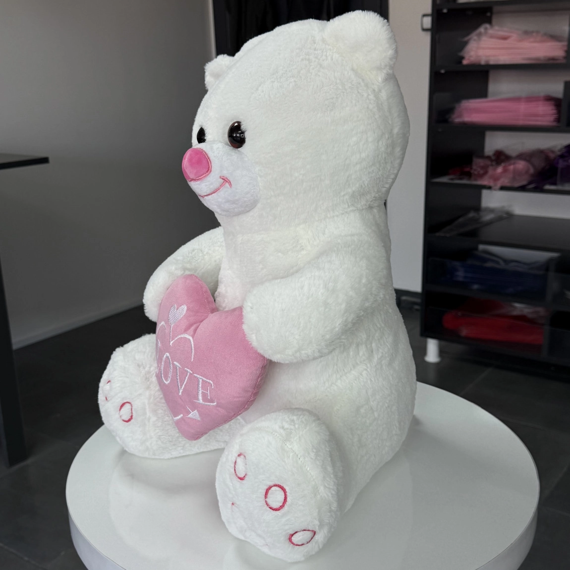 60 Cm Beyaz Peluş Ayı
