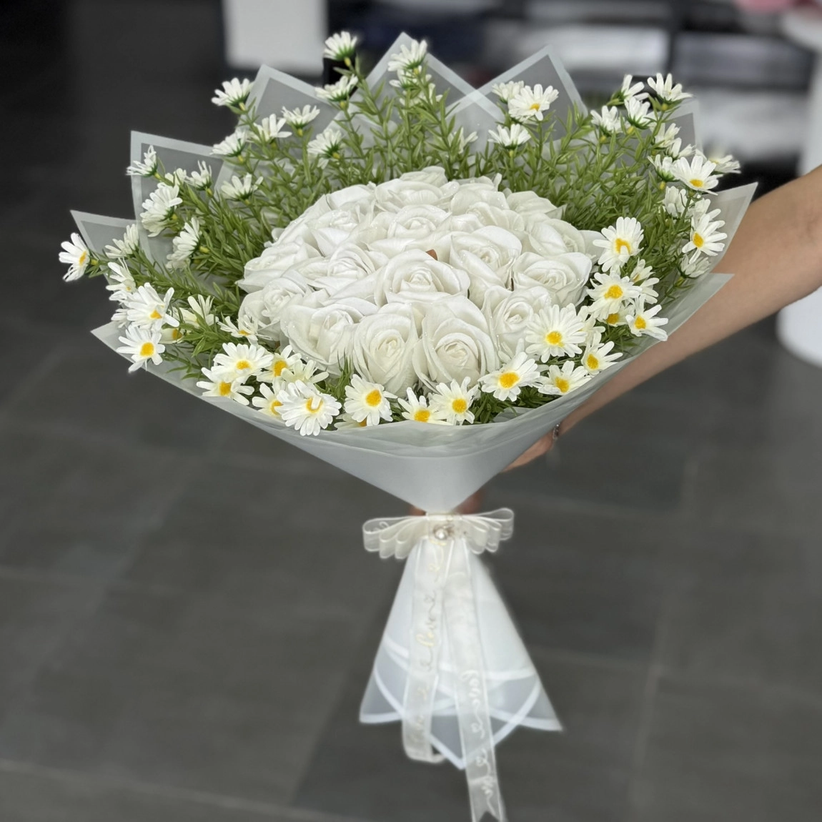 Gül & Papatya Karışık Buket